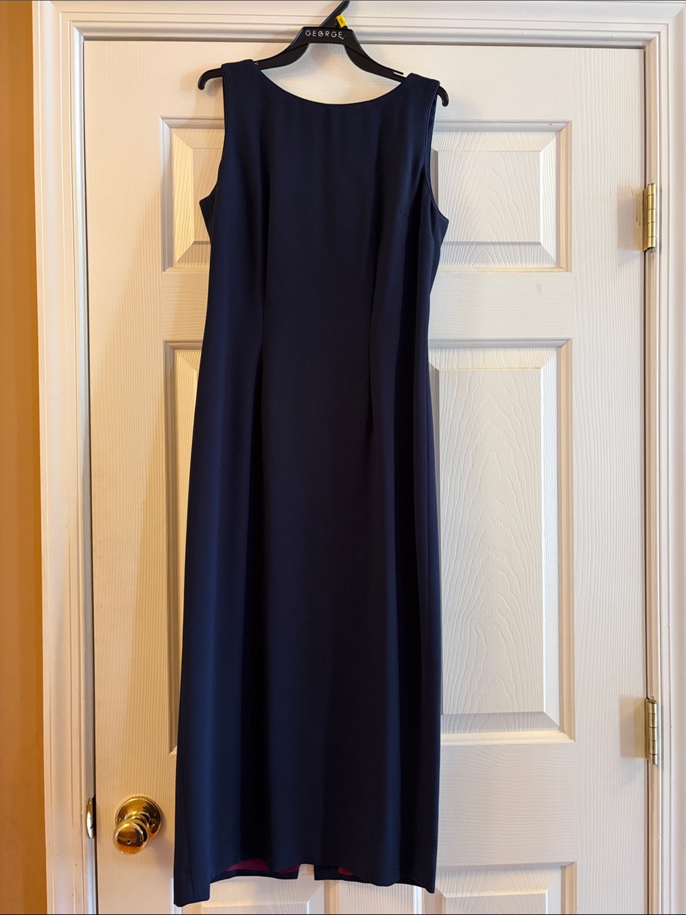 Talbots Navy Sleeveless Maxi Dress